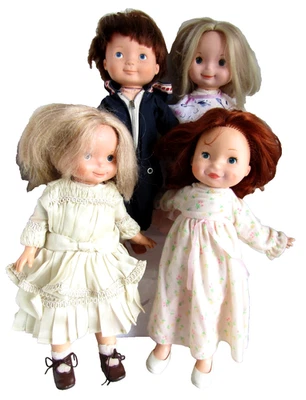 Lot of 4 Vintage 1970's Fisher Price MY FRIEND DOLLS, As Is Becky Mandy & Mickey - Image 1 of 4