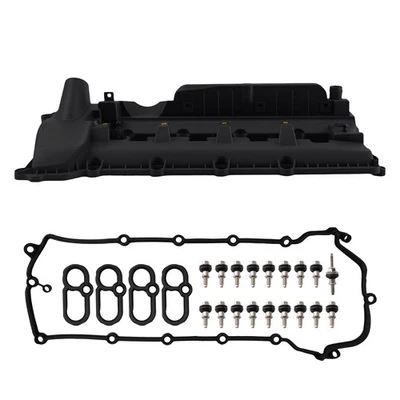 Black Engine Valve Cover for Land Rover Range Rover Sport LR032081 2010-2019 - Image 1 of 4