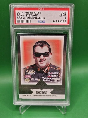 2014 Press Pass Total Memorabilia - Tony Stewart #26 - PSA 9 - Mint - Image 1 of 2