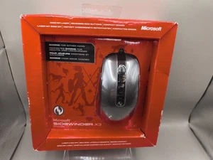 Microsoft Sidewinder X3 Ambidextrous USB Laser Gaming Mouse New And Sealed  - Picture 1 of 6