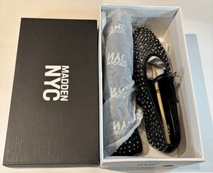 women’s black Mesh Flats by Madden NYC. new in box; size 9 - Picture 1 of 3