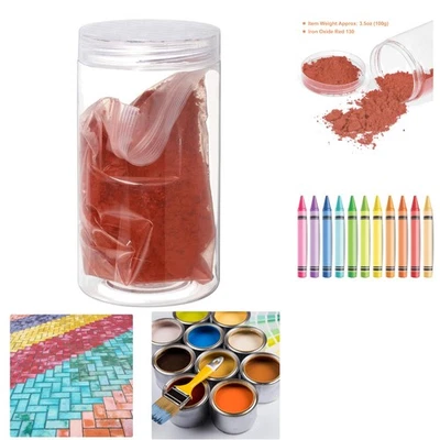 Eisenoxidpigment Betonfarbe Rostbeständig 3,5 Unzen Eisenoxidrot 130 120g - Bild 1 von 4