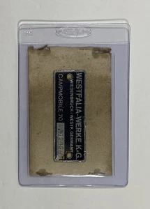 1974 VW Bus Camp mobile Rear Bed Badge - Picture 1 of 2