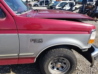 95 1995 FORD F150 XLT FENDER RIGHT PASSENGER MAROON  Foto 1 de 4