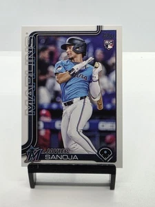 2025 Topps Series 2 Javier Sanoja Rookie Miami Marlins #653 - Picture 1 of 3