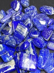 A+ Grade Lapis Lazuli Tumbled Crystals Having Deep Blue Color & Nice Lustre-Afgh - Picture 1 of 16