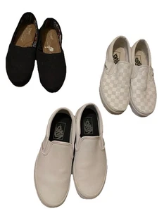 Damen-Freizeitschuhe – Größe 6 2 Paar Vans und Toms für Frauen – toller Zustand - Bild 1 von 13