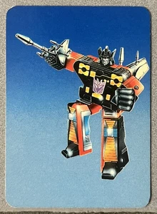 Tarjeta de acción Hasbro Transformers Series 1 1985 # 106 variante Rumble Blue - Imagen 1 de 2