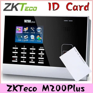 ZKTeco M200Plus ID TCP/IP 2.8 inch Screen RFID Card Time clock Time Attendance - Picture 1 of 5