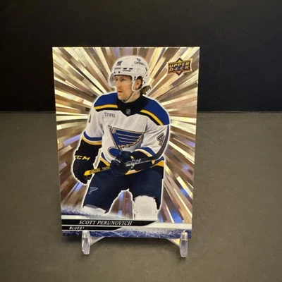 2024-25 Upper Deck SILVER OUTBURST #400 Scott Perunovich EX/NM - Image 1 of 2