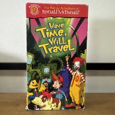 Wacky Adventures Ronald McDonald Have Time Will Travel (VHS, 2001) - Image 1 of 4