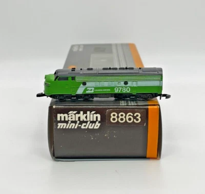 Z Scale Marklin 8863 EMD F7 Diesel Locomotive Original Box - Image 1 of 4