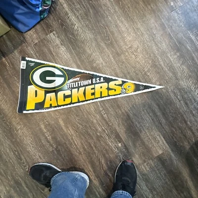 Banderín Greenbay Packers De Colección NFL Super Bowl XXXI Titletown U.S.A. Wincraft 30 pulgadas Foto 1 de 3