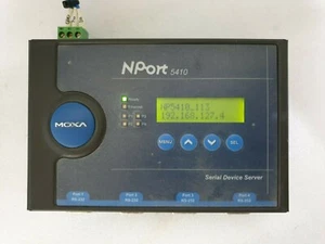 MOXA NPort 5410 REV 1.4 Serial Device Server POWER ON TESTED! - Picture 1 of 7