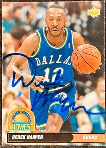Derek Harper Autogramm signed Mavericks 1992-93 Upper Deck All-Division Karte - Bild 1 von 1