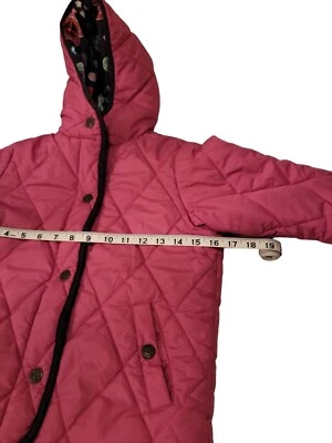 Chaqueta reversible para niñas Rothschild talla 6X Peace Signs/flor 0701 Foto 1 de 4