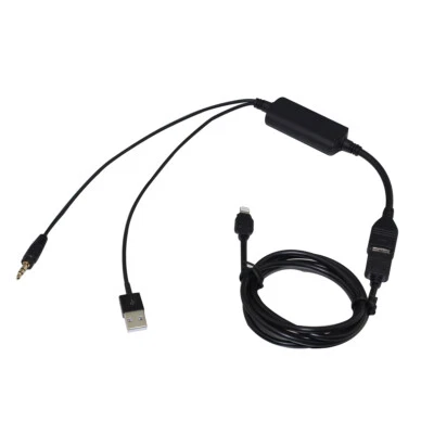Audio Cable for Mini Cooper BMW 3 5 7 I-DRIVE iPod iPhone5 6 6S 7 8 X XS 11 12 - Image 1 of 4