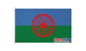GYPSY ROMANY 5X3 HIGH QUALITY FLAG (150cm X 90cm) DURAFLAG with CLIPS / HOOKS - Picture 1 of 6