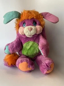 PFANNKUCHEN SELTEN 1985 VINTAGE POPPLES Pfannkuchen LILA 15" POPPLE PLÜSCHTIER - Bild 1 von 16