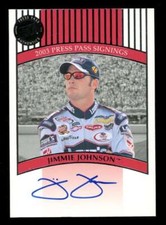 2003 Press Pass Jimmie Johnson Racing Champions Signings Auto Autograph Z11622