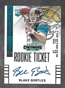 BLAKE BORTLES 2014 Panini Contenders Rookie Ticket RC auto #238 autograph - Picture 1 of 2
