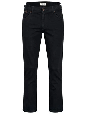 Vaqueros elásticos para hombre Wrangler® Texas BLACK OVERDYE W12109004 negros