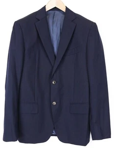 SUITSUPPLY Napoli Blue Line Men Blazer UK38R Navy Blue Single-Breasted Pure Wool - Picture 1 of 7