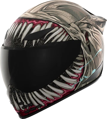 Icon Domain Full Face Motorcycle Helmet Grand Maw Gray - Image 1 of 4