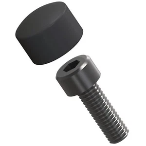 Tapa culata - tornillos hexagonales tuercas M6 negro silicona 4 piezas - Imagen 1 de 2