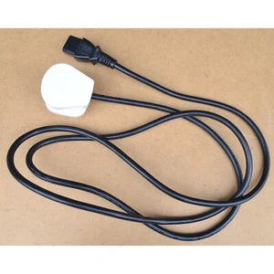 Hi-Fi Audio - Mains Power Cable - 1.8M IEC 240V - 1mm Wires - Rewireable MK Plug - Picture 1 of 3