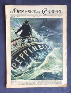 LA DOMENICA DEL COURIERE 4. Mai 1958 Fracht Peppinella sinkt im Ärmelkanal - Bild 1 von 4