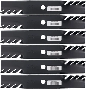 6 USA Mower Blades® Commercial Toothed for Encore® 363046, 363291 36" 52" Deck - Picture 1 of 7