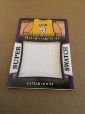 2017 LEAF BEST OF BASKETBALL SUPER SWATCHES Purple #SS16 LAMAR ODOM 14/15 SSP 