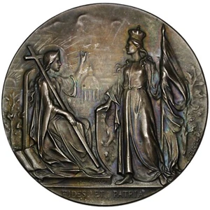 BELGIUM Mechelen / Malines Catholic Congress 1909 silver Medal - Picture 1 of 3