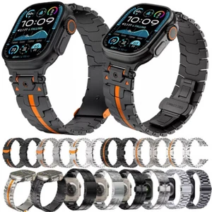 Titan/Metall Armband Für Apple Watch Ultra 2 49mm Series 11 10 9 8 7 6 5 4 3 SE - Bild 1 von 91