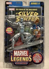 Marvel Legends Toybiz Silver Surfer Series V 6in Action Figure Hard To Find Rare