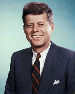 35th US President JOHN F KENNEDY JFK Glossy 8x10 Photo Historic Print Portrait - Picture 1 of 1