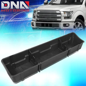 For 2015-2024 F150 F250 F350 SuperCrew Cab Underseat Cargo Storage Box Organizer - Picture 1 of 7