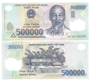 VIETNAM 500000 500.000 DONG POLYMER UNC 2022 P 124 - Bild 1 von 1