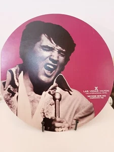 ELVIS Presly - Las Vegas Hilton Souvenir Menu 1972 - Pink - Picture 1 of 8