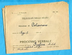 1898 VERBALE CONCORSO PRESSO LE POSTE per Supplente Ufizio Telegrafico (205508) - Imagen 1 de 1