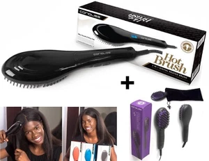 ✅ Juego de cepillos alisadores de cabello profesionales Corioliss tamaño regular + mini - Imagen 1 de 5
