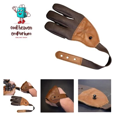 Guante de tiro, guante de tiro con arco tradicional Foto 1 de 4