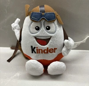 Kinder Egg Plush Aviator Pilot Soft Toy With Backpack 8” Surprise Toy Mascot - Picture 1 of 3