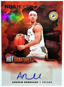 Andrew Nembhard Auto 2024-25 NBA Hoops Hot Signatures Autograph Pacers Holo - Picture 1 of 2