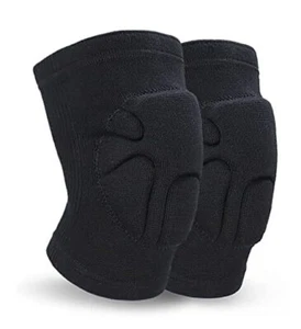 Volleyball Knee Pads, Soft Breathable Knee Pads for Men Women Kids Small Black - Picture 1 of 8