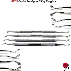 Dentistry Amalgam Filling Plugger Condenser Dental Instruments Set Of 4 - Bild 1 von 6