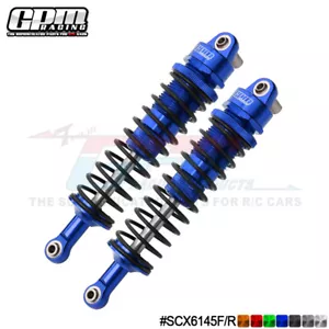 GPM Aluminum F/R Thickened Spring Dampers For AXIAL 1/6 SCX6 Jeep Trial Honcho - Picture 1 of 18