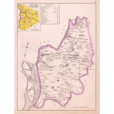 1899 Map of Conestoga Township, Lancaster County, PA - Image 1 of 4