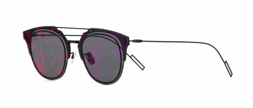 Christian Dior Homme Sunglasses Composit 1.0 003tt 58 Black Red Fuchsia